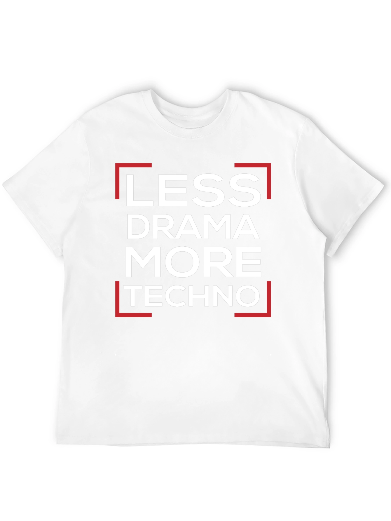 Less Drama More Techno Graphic Tee