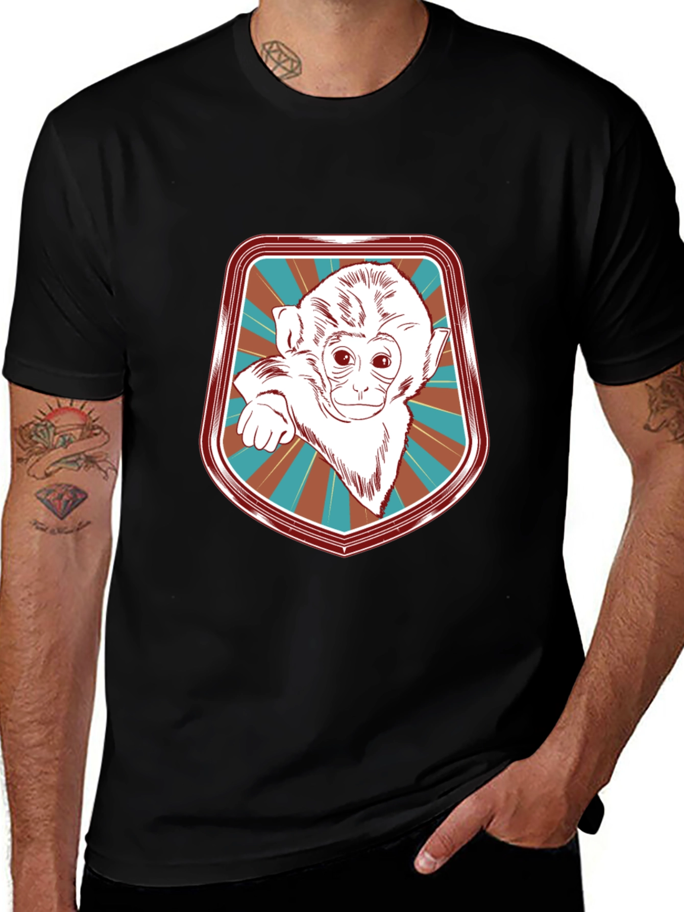Monkey Graphic Tee - Cool & Quirky