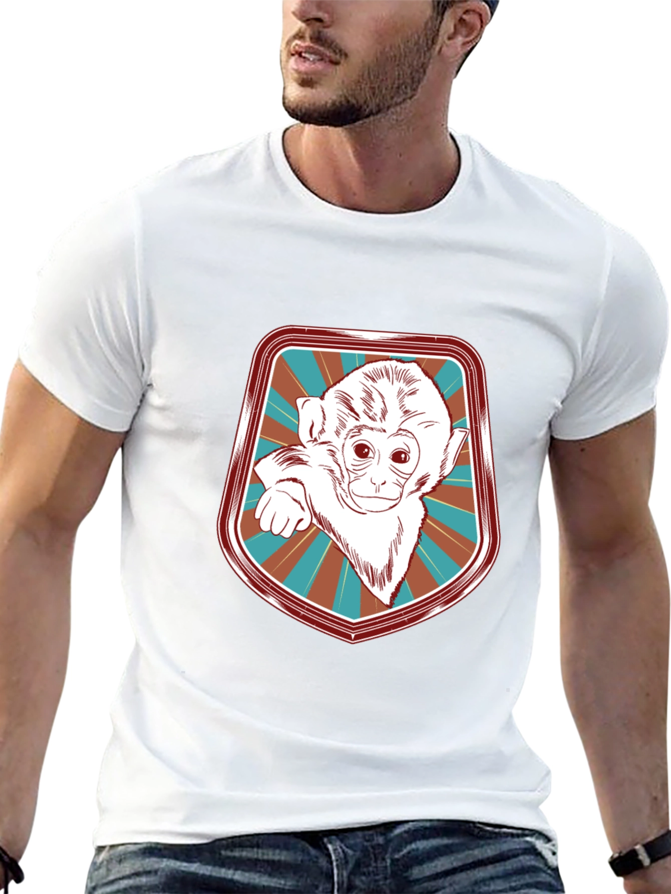 Monkey Graphic Tee - Cool & Quirky