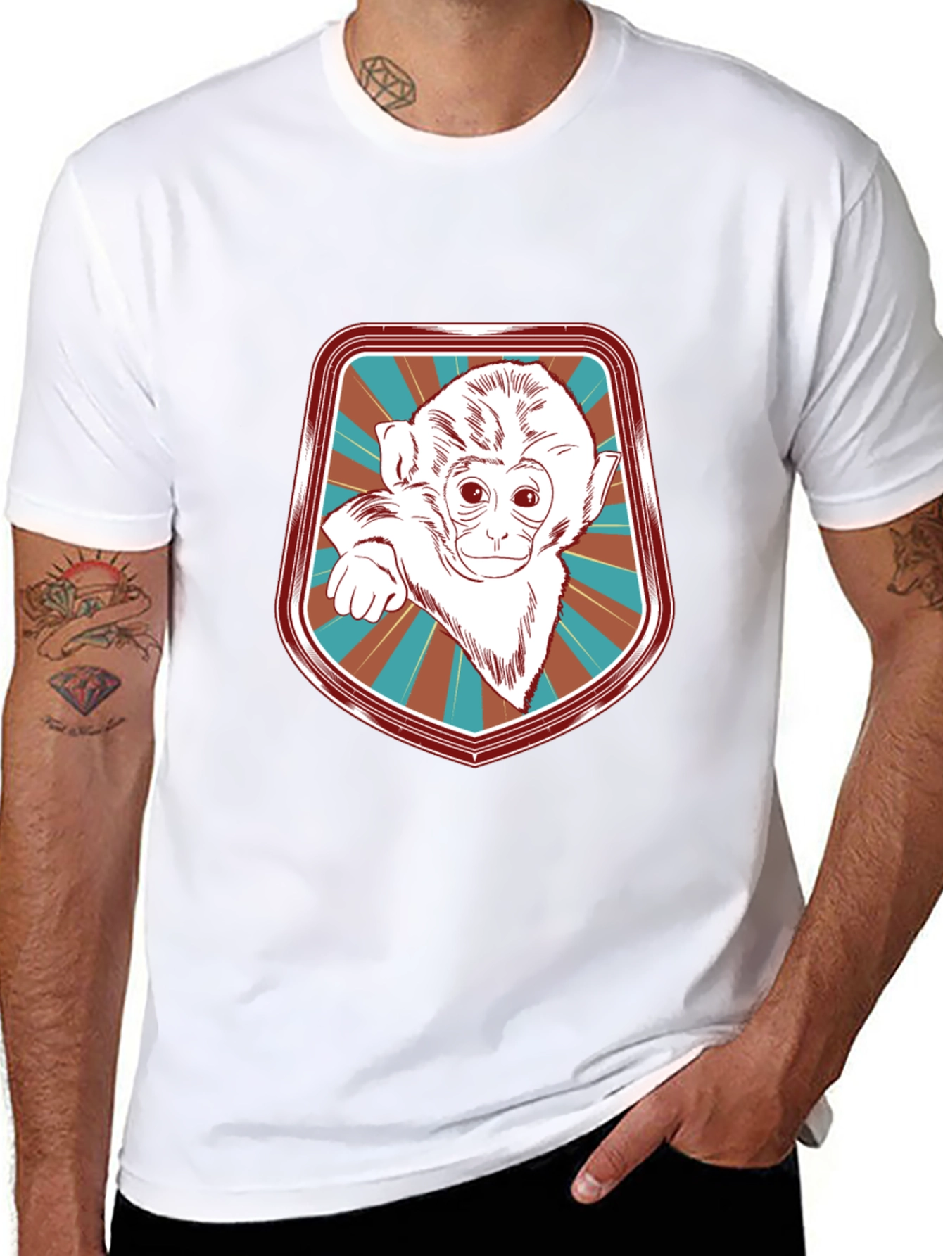 Monkey Graphic Tee - Cool & Quirky