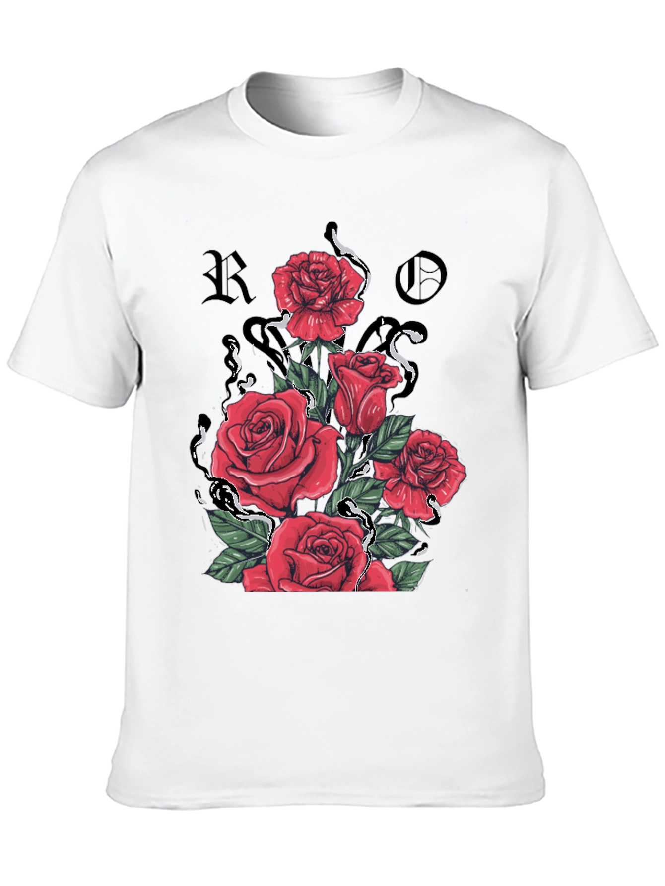 Gothic Roses Graphic Tee