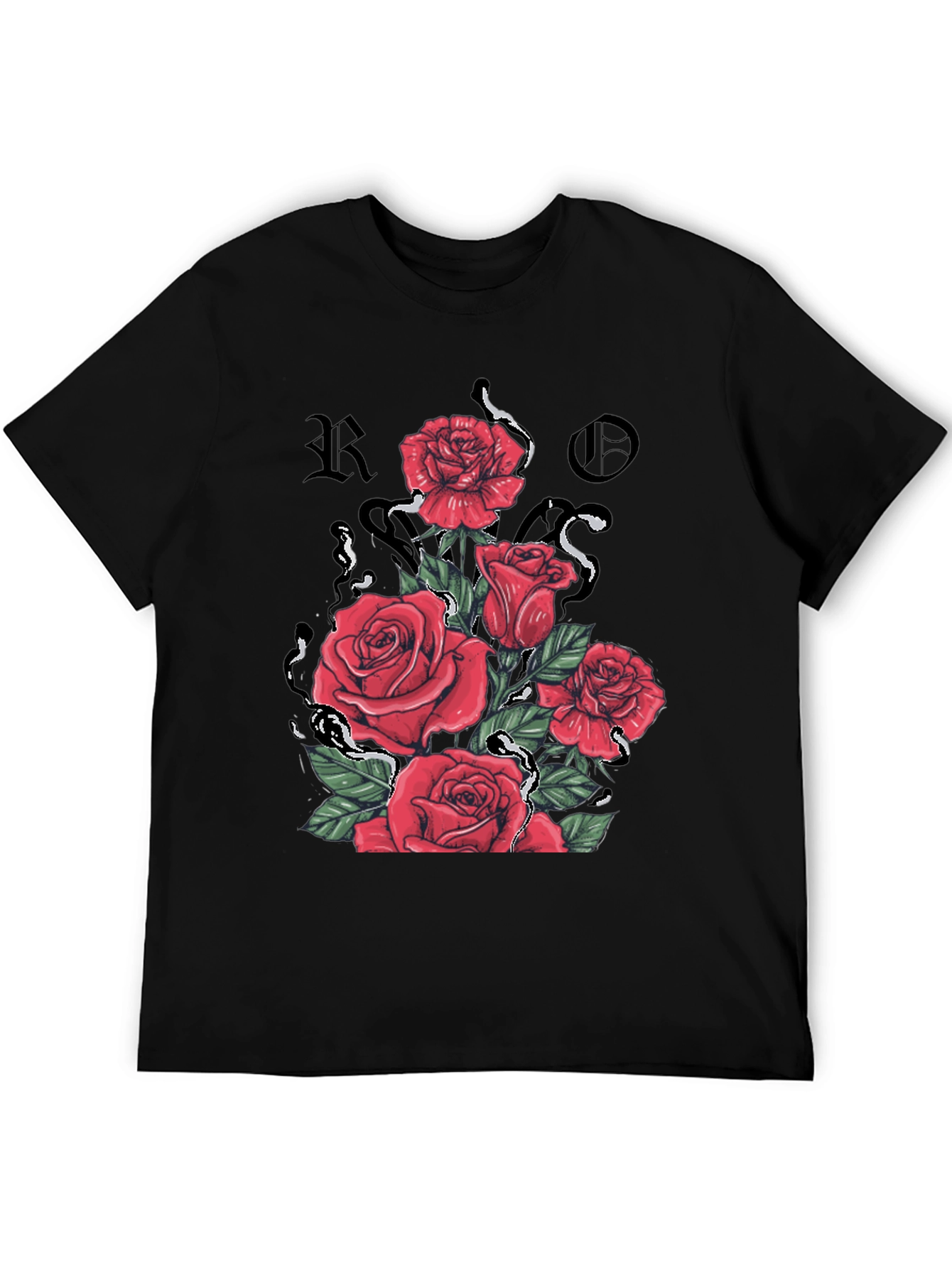 Gothic Roses Graphic Tee