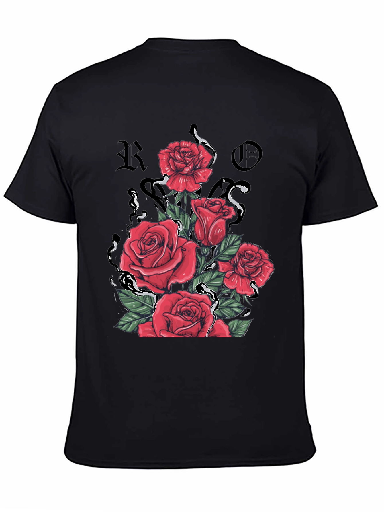 Gothic Roses Graphic Tee