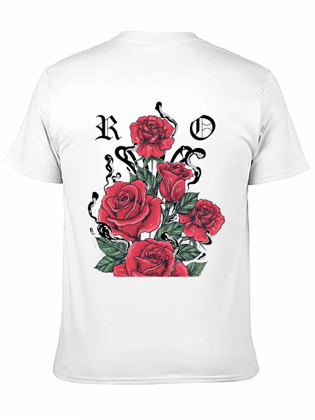Gothic Roses Graphic Tee