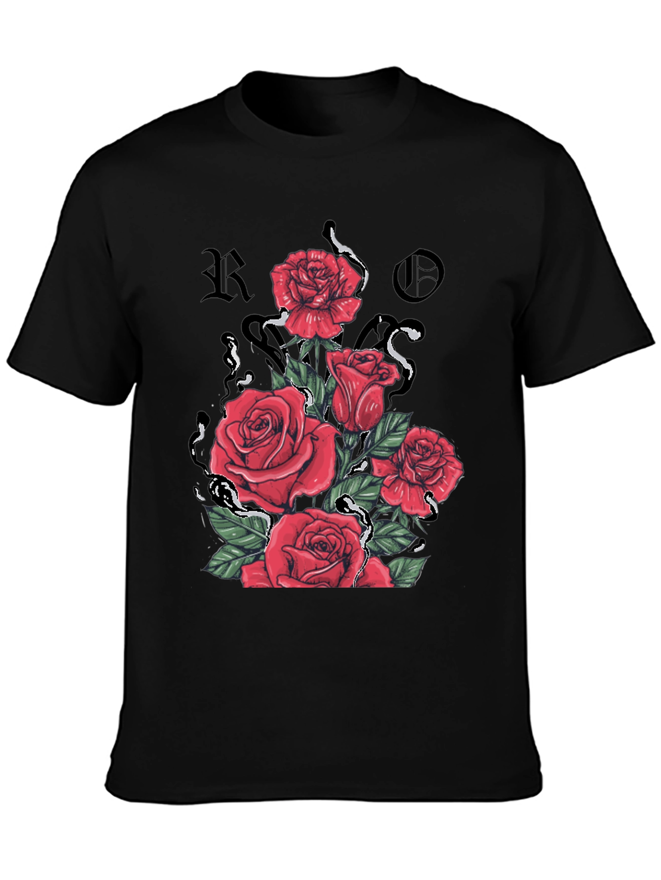 Gothic Roses Graphic Tee