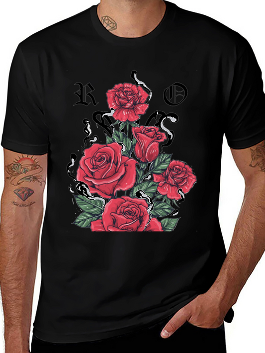 Gothic Roses Graphic Tee