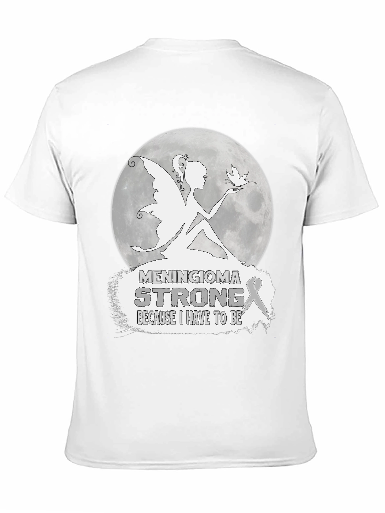 Meningioma Strong Fairy T-Shirt - Support Awareness
