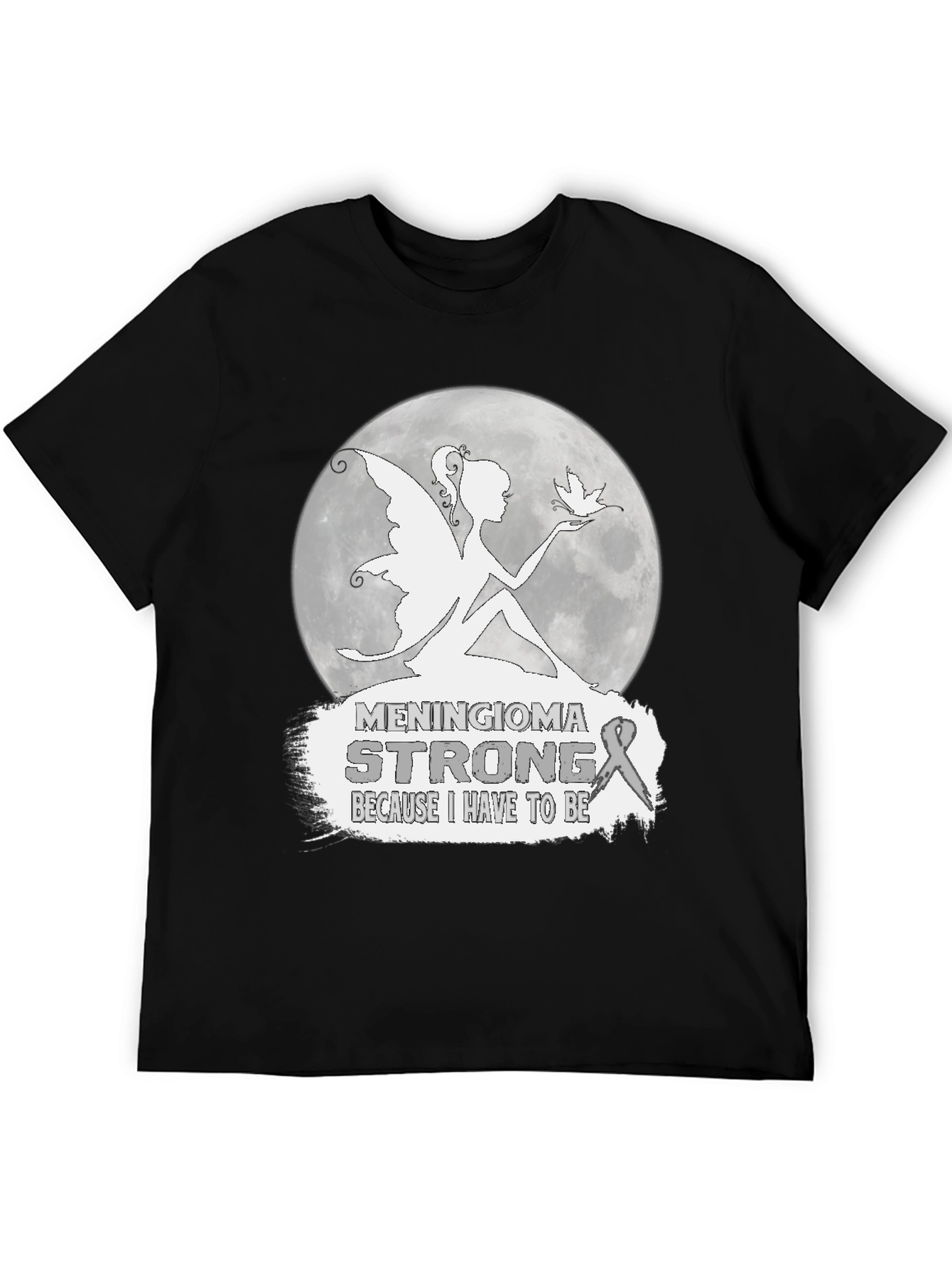 Meningioma Strong Fairy T-Shirt - Support Awareness