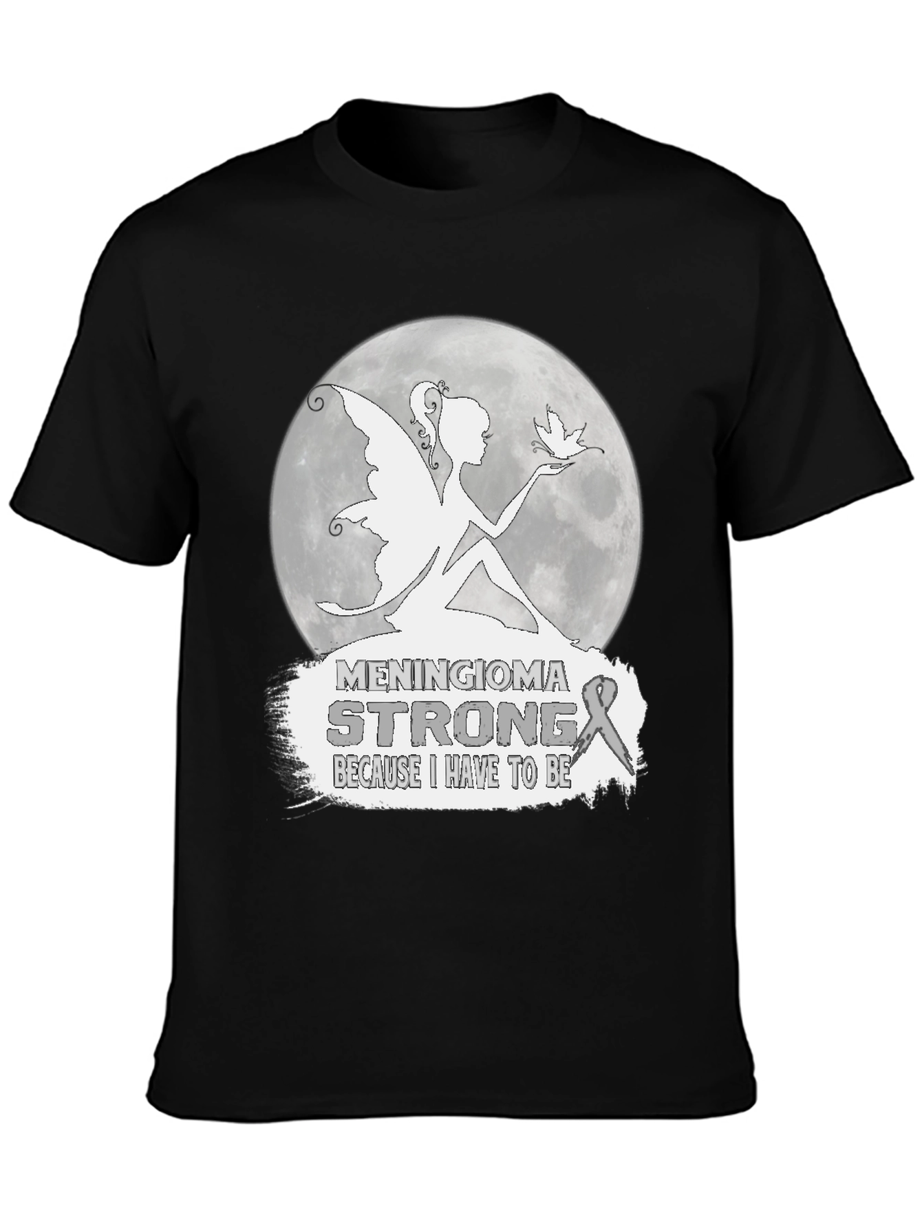 Meningioma Strong Fairy T-Shirt - Support Awareness