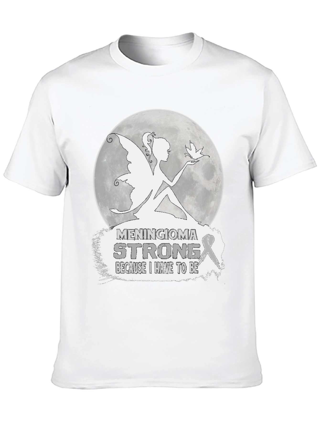 Meningioma Strong Fairy T-Shirt - Support Awareness