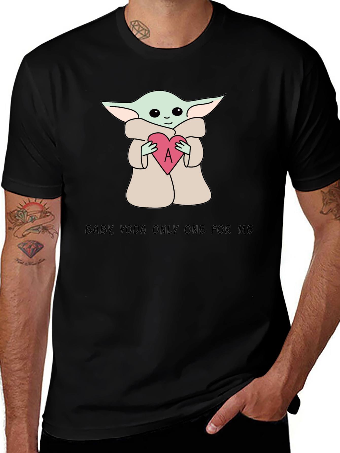Baby Yoda One For Me Graphic T-Shirt