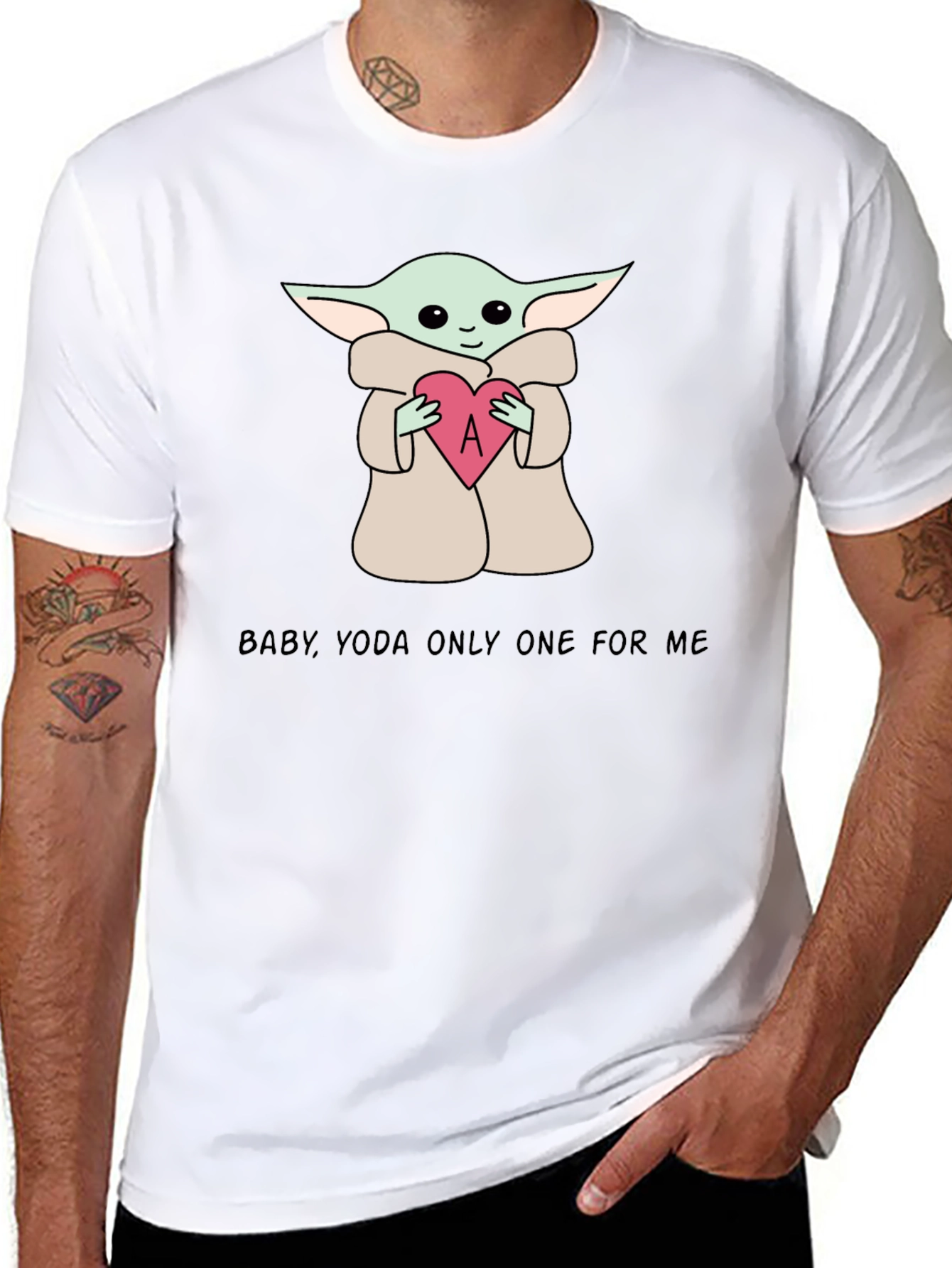 Baby Yoda One For Me Graphic T-Shirt