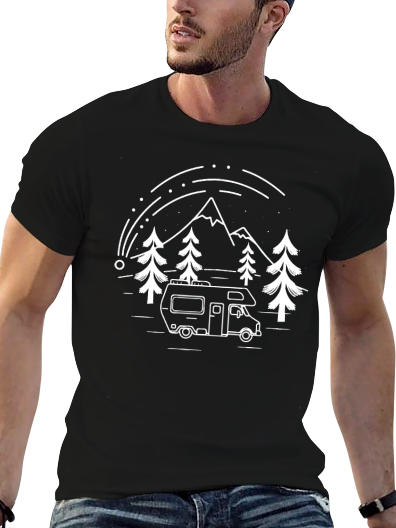 Camping Adventure Graphic Tee - Outdoor Camper