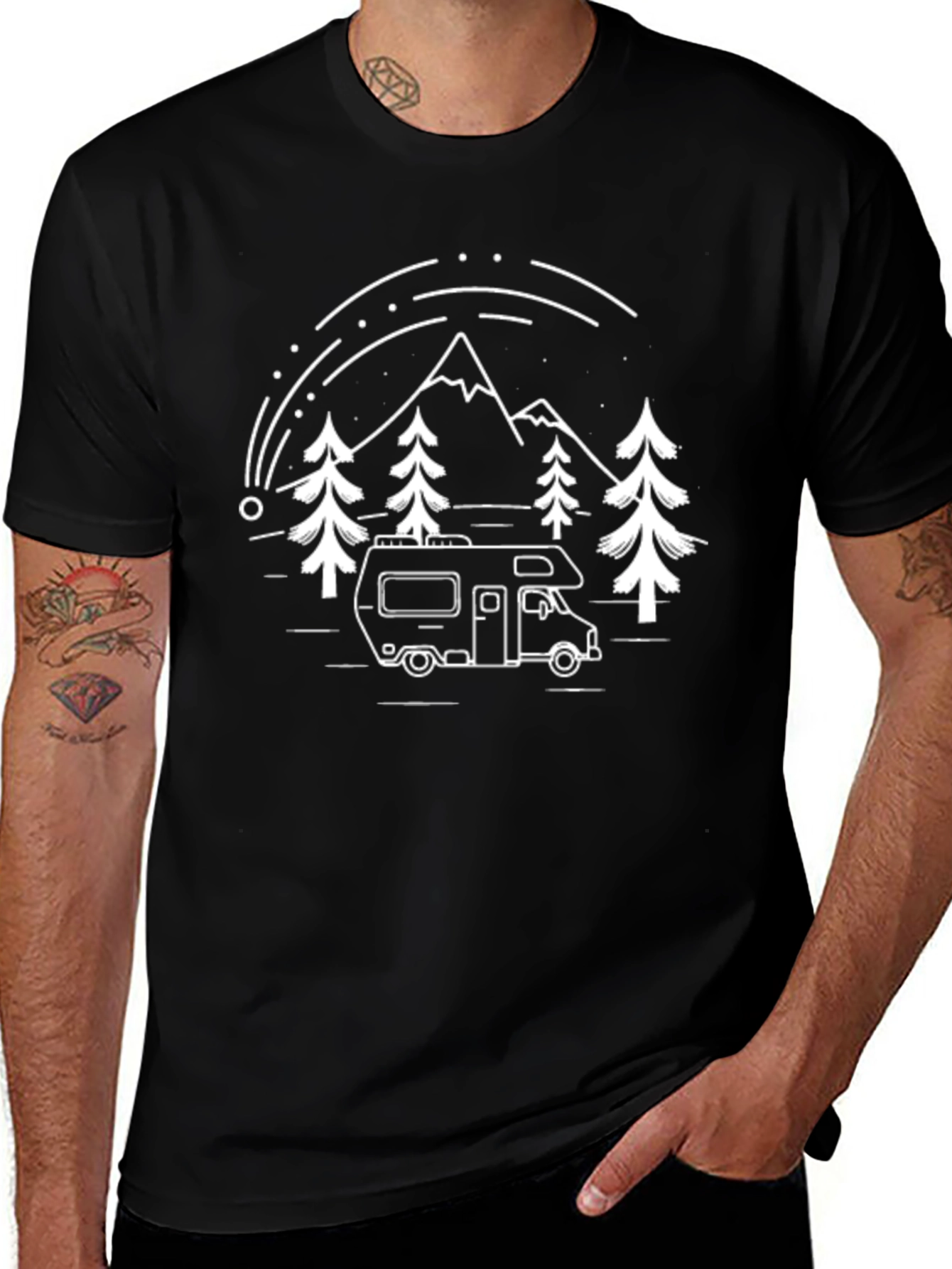 Camping Adventure Graphic Tee - Outdoor Camper