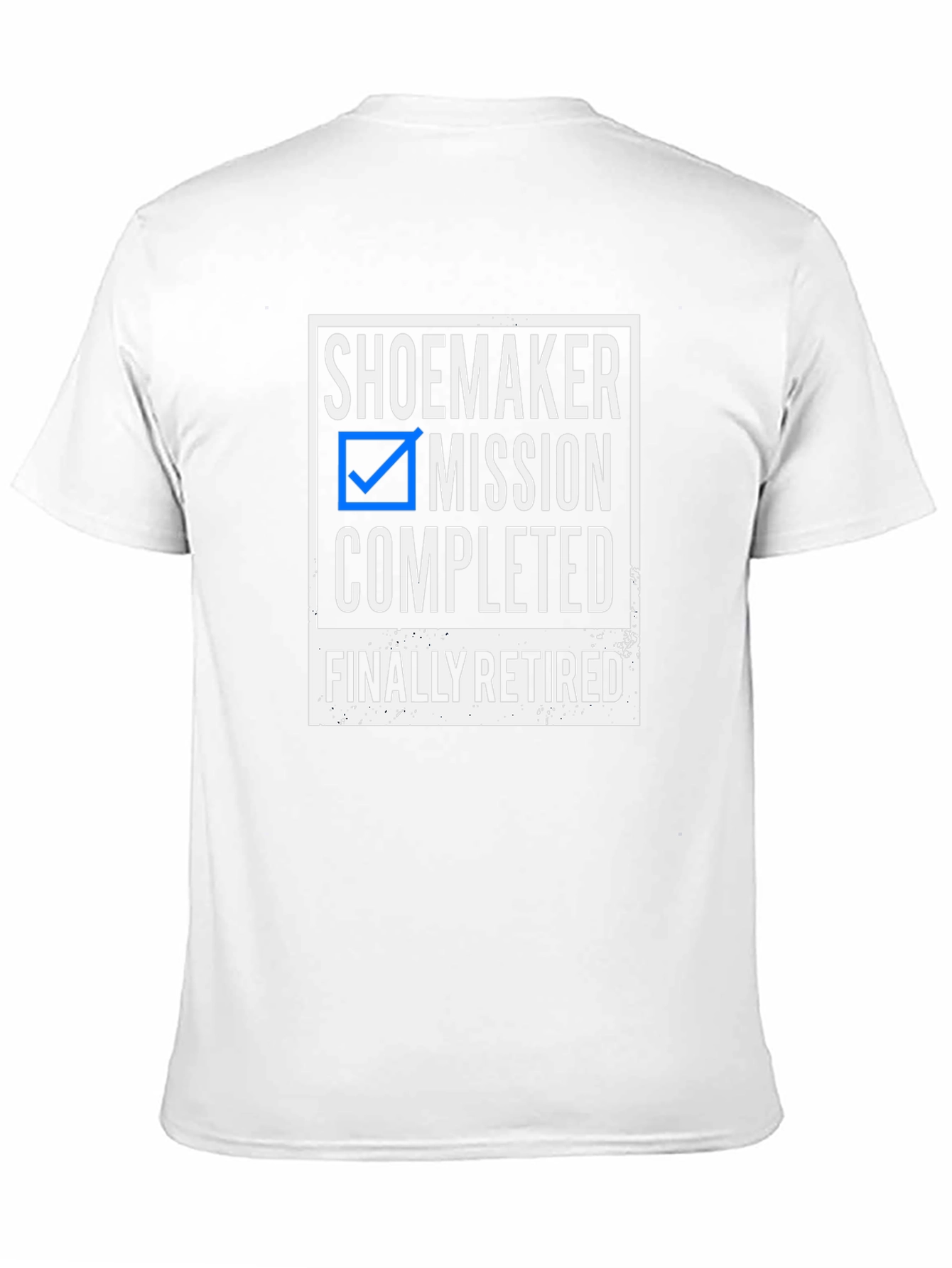 Shoemaker Mission Completed Retired Black T-Shirt