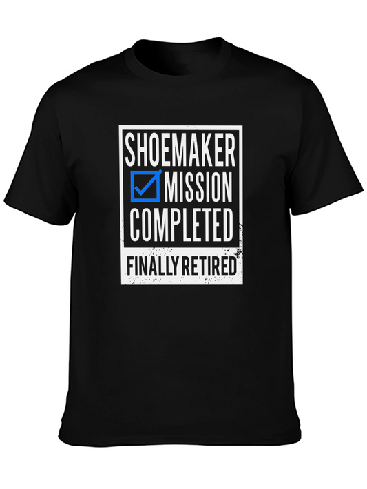 Shoemaker Mission Completed Retired Black T-Shirt