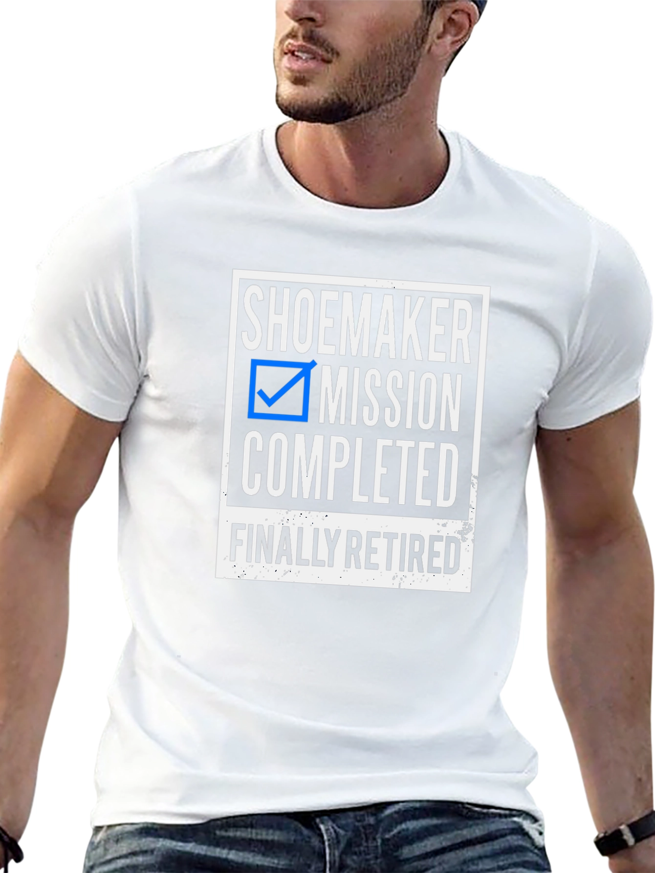 Shoemaker Mission Completed Retired Black T-Shirt
