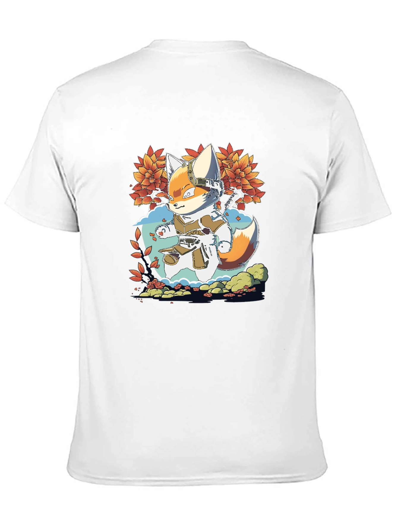 Fox Ninja Graphic Tee - Mens Black T-Shirt