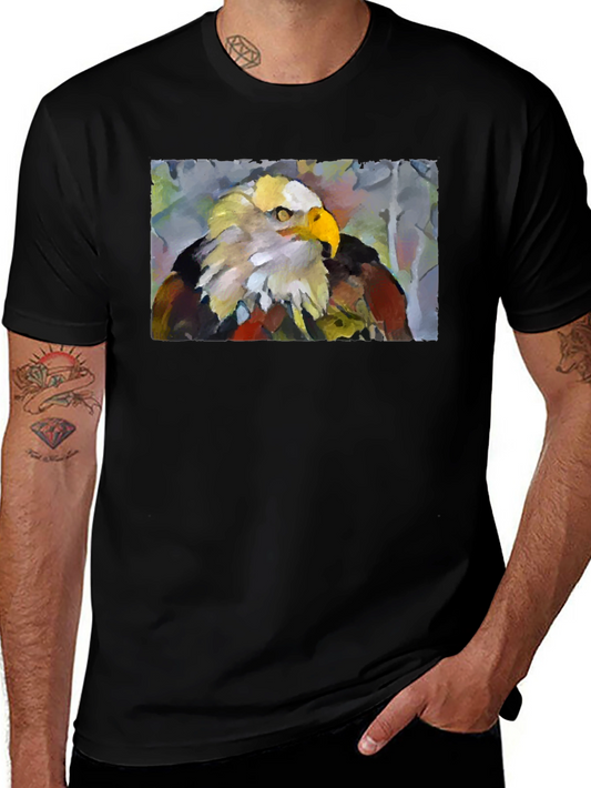 Eagle Graphic T-Shirt - Bold Artistic Design