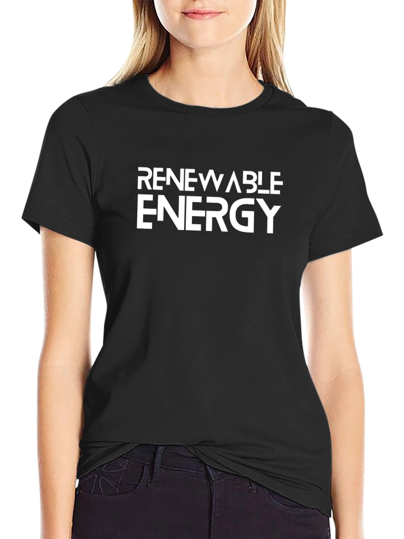 Renewable Energy Black Graphic Tee