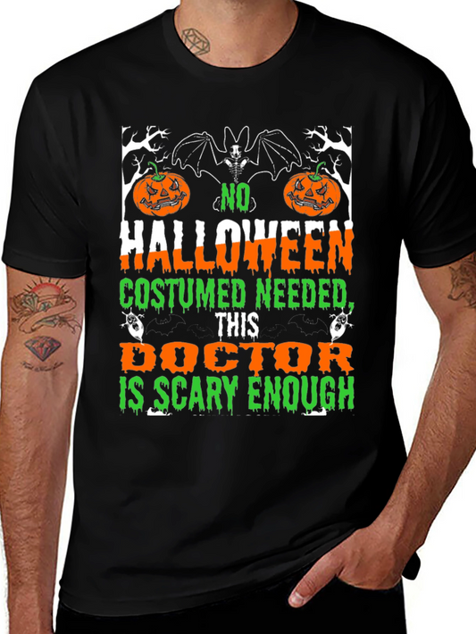 Halloween Doctor T-Shirt - Scary Enough Costume Tee