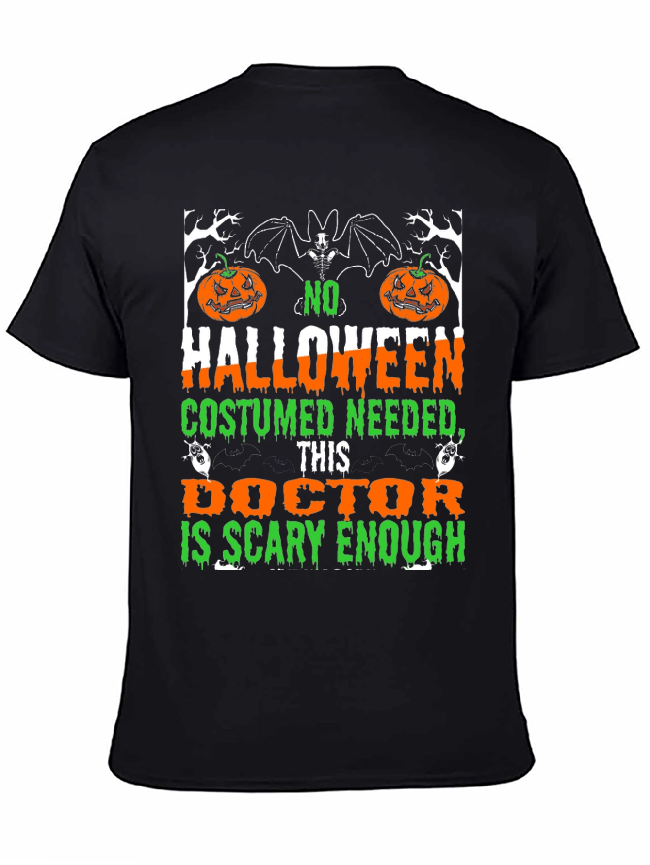 Halloween Doctor T-Shirt - Scary Enough Costume Tee