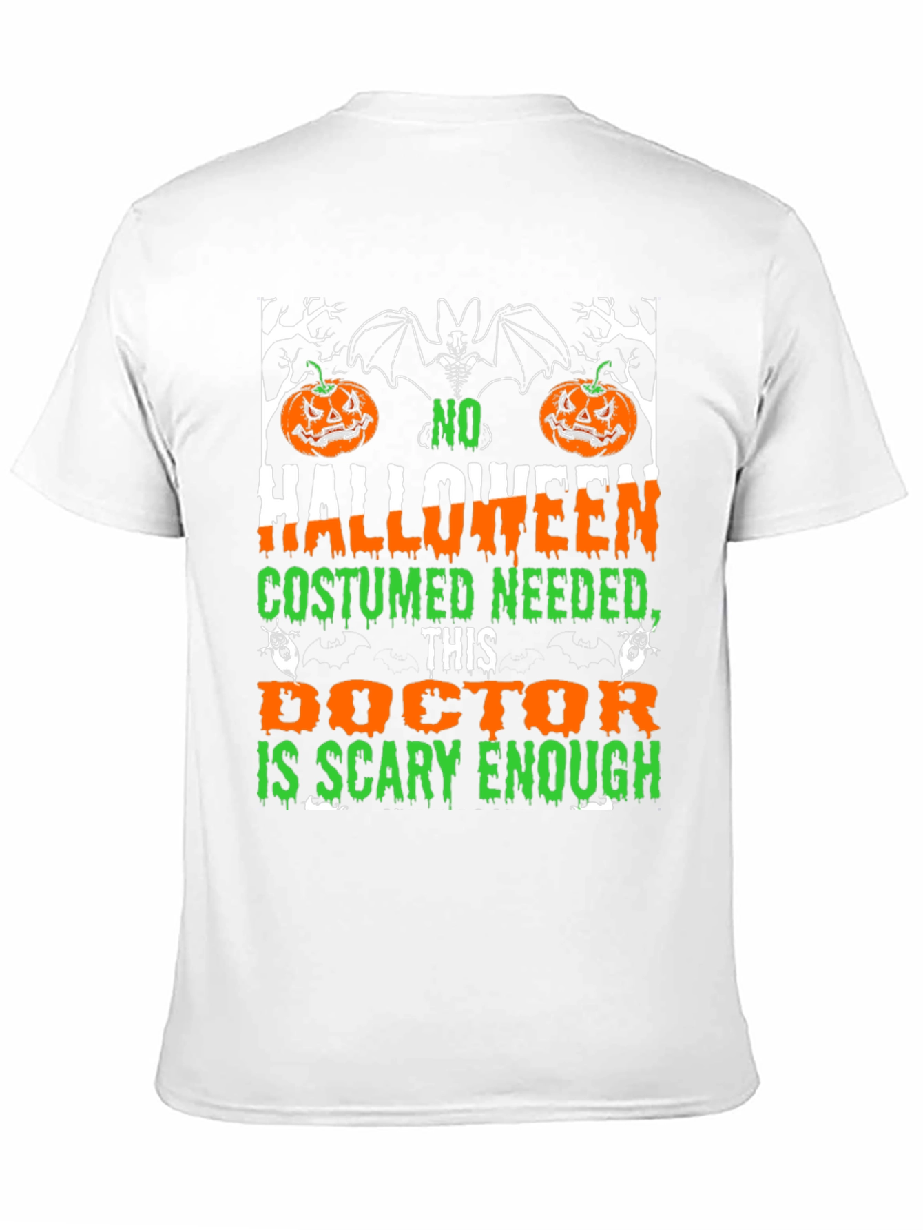 Halloween Doctor T-Shirt - Scary Enough Costume Tee