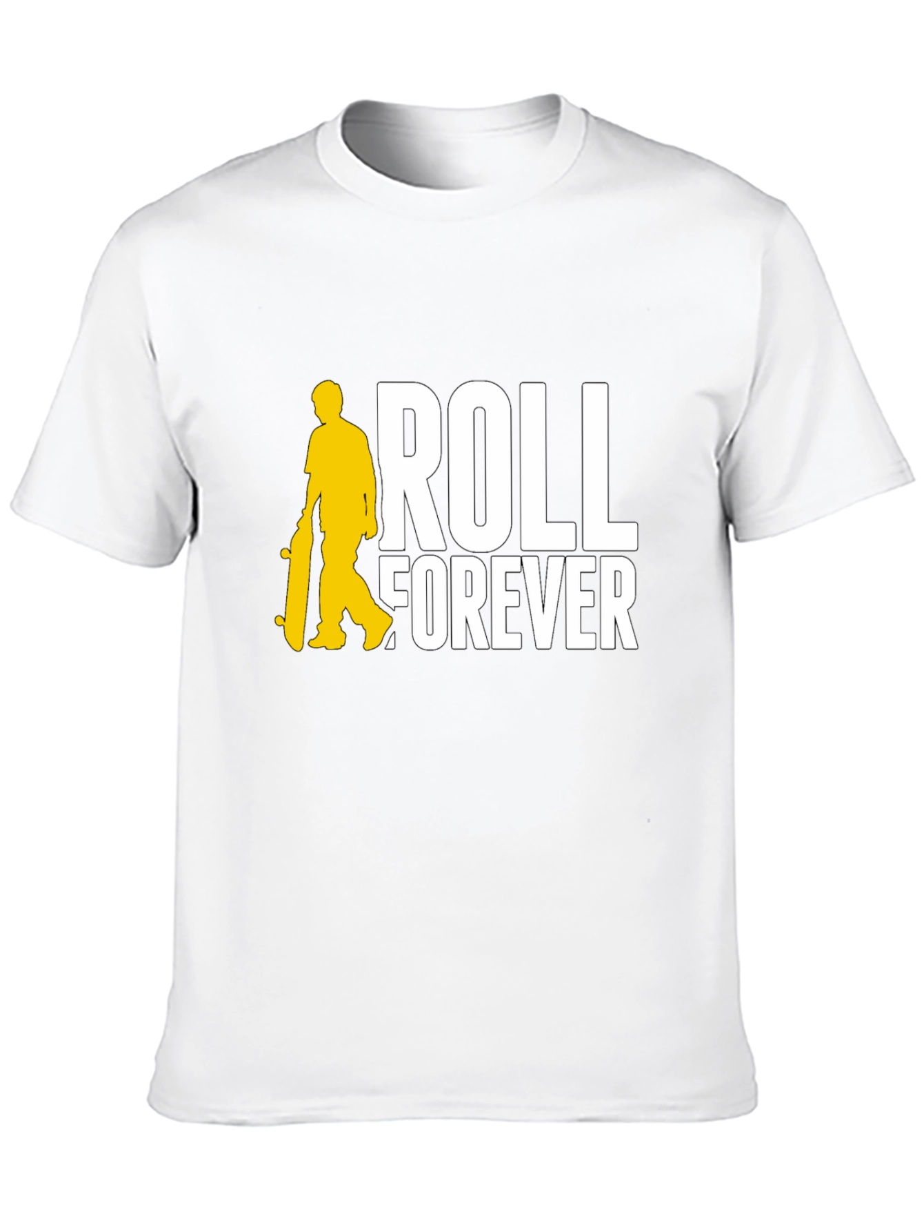 Roll Forever Black Graphic Tee