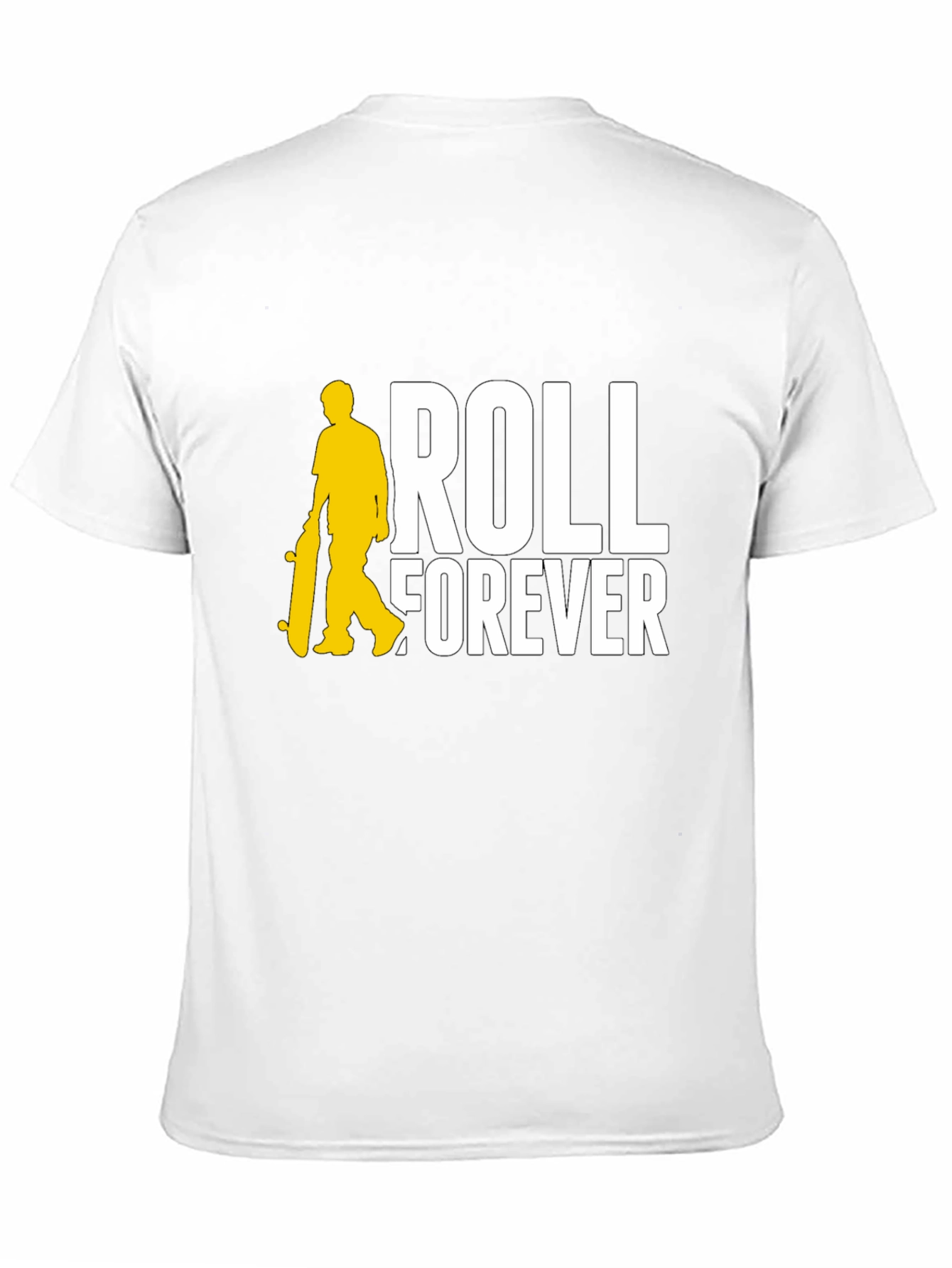 Roll Forever Black Graphic Tee