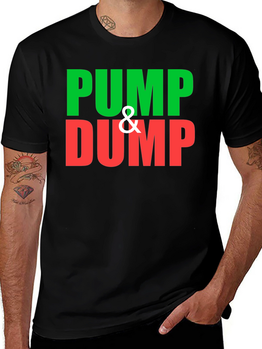Pump & Dump Graphic T-Shirt - Black Tee