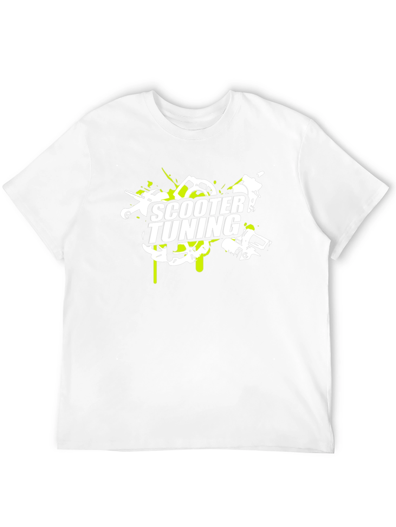Scooter Tuning Graphic Tee - Black