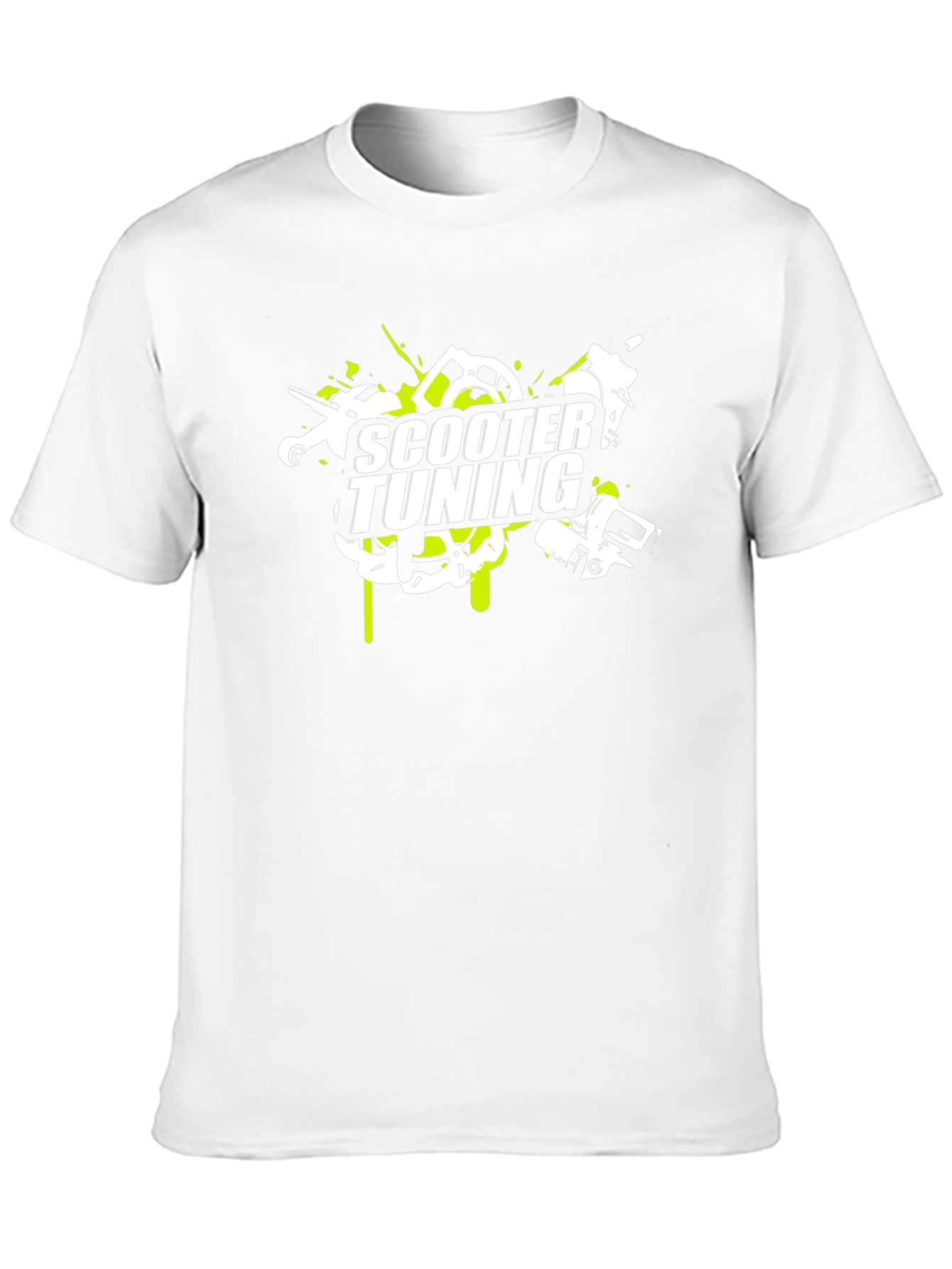 Scooter Tuning Graphic Tee - Black
