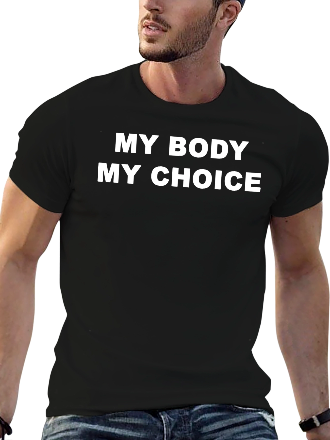 My Body My Choice Graphic Tee - Black