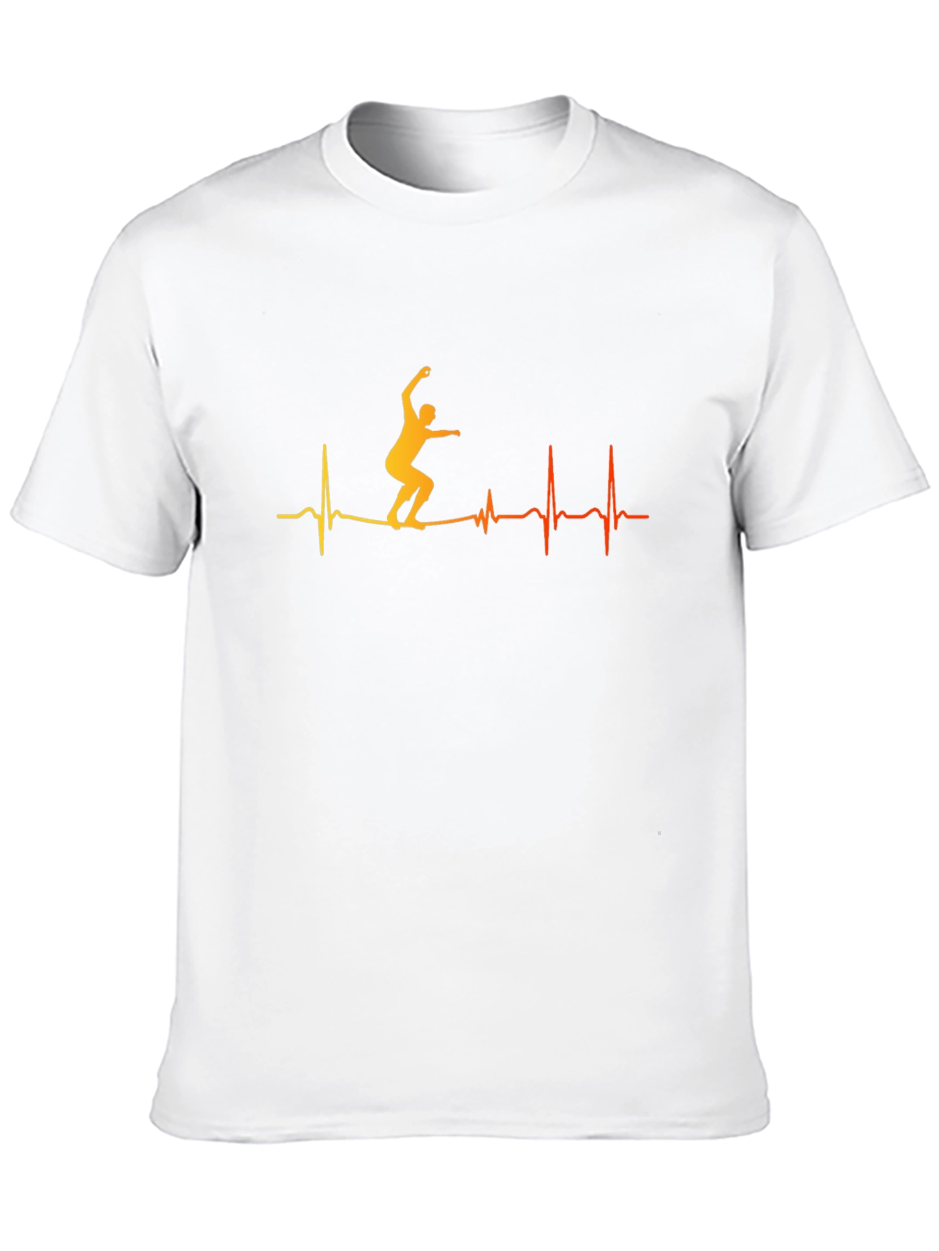 Heartbeat Slackline T-Shirt - Black Graphic Tee