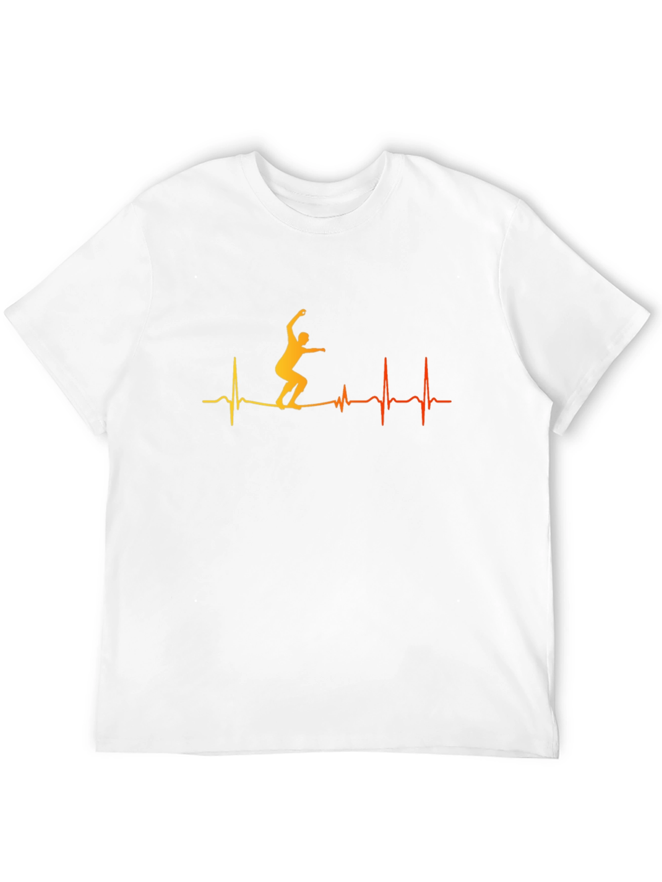 Heartbeat Slackline T-Shirt - Black Graphic Tee