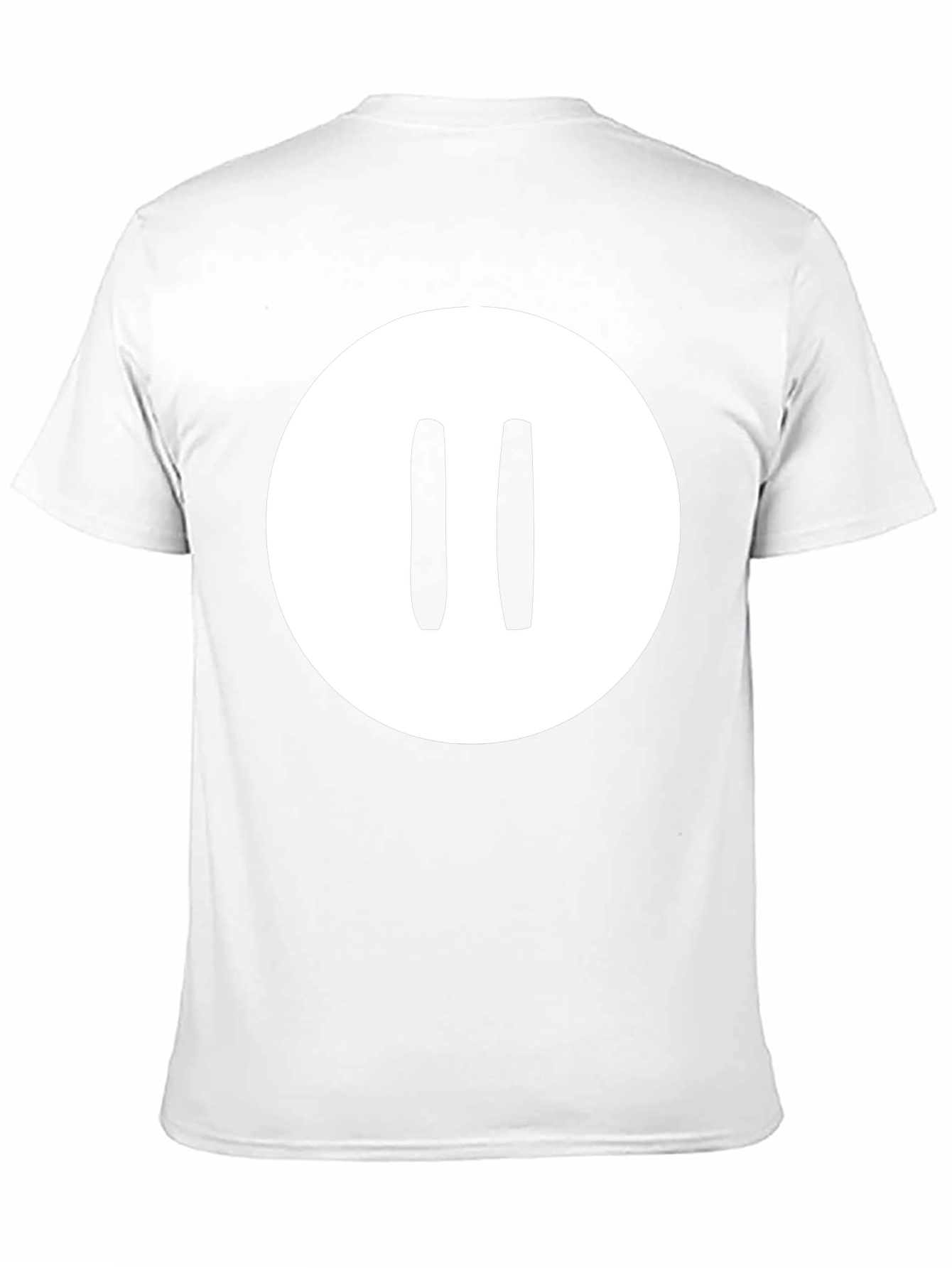 Pause Button Graphic Tee - Black Casual Shirt