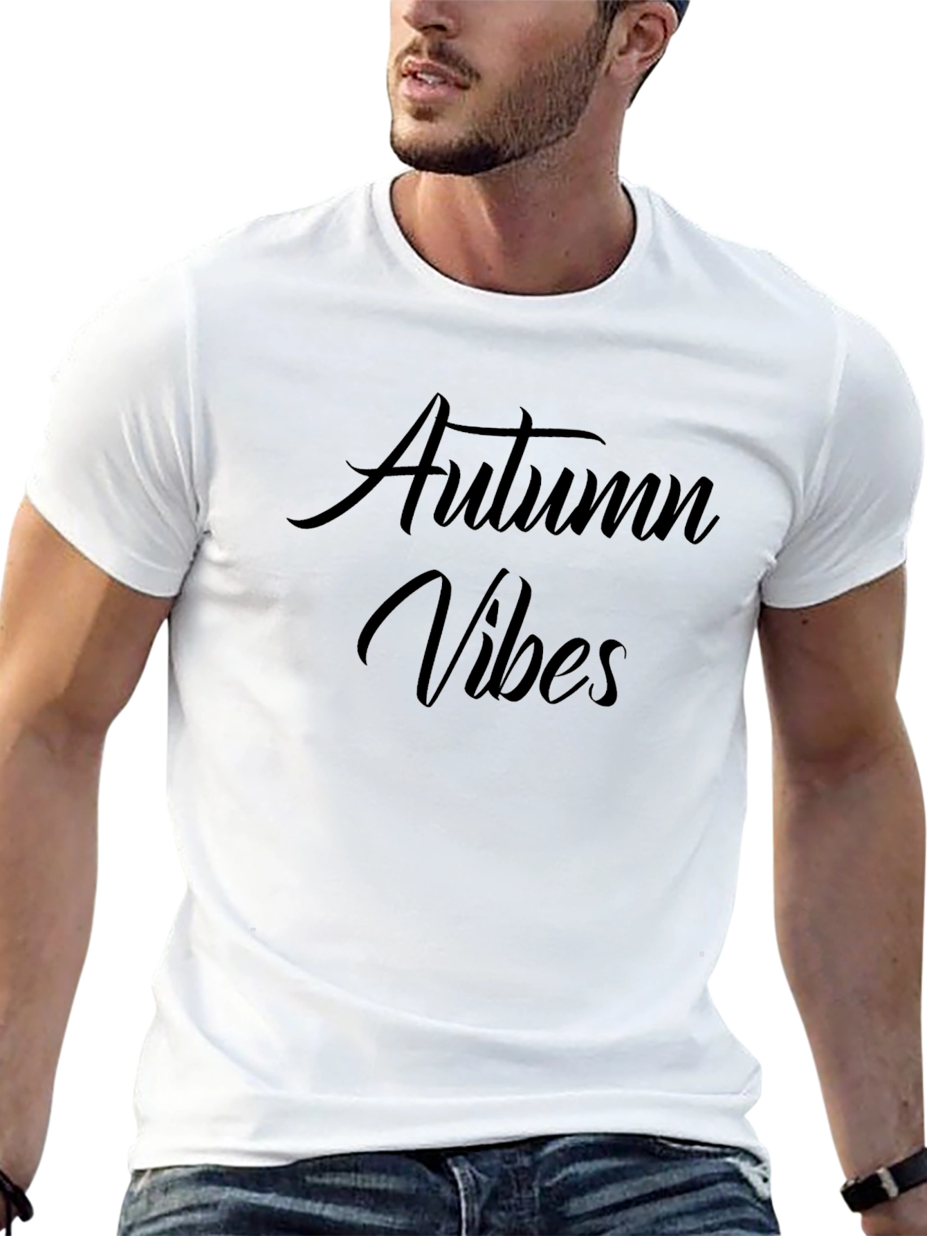 Autumn Vibes Black T-Shirt