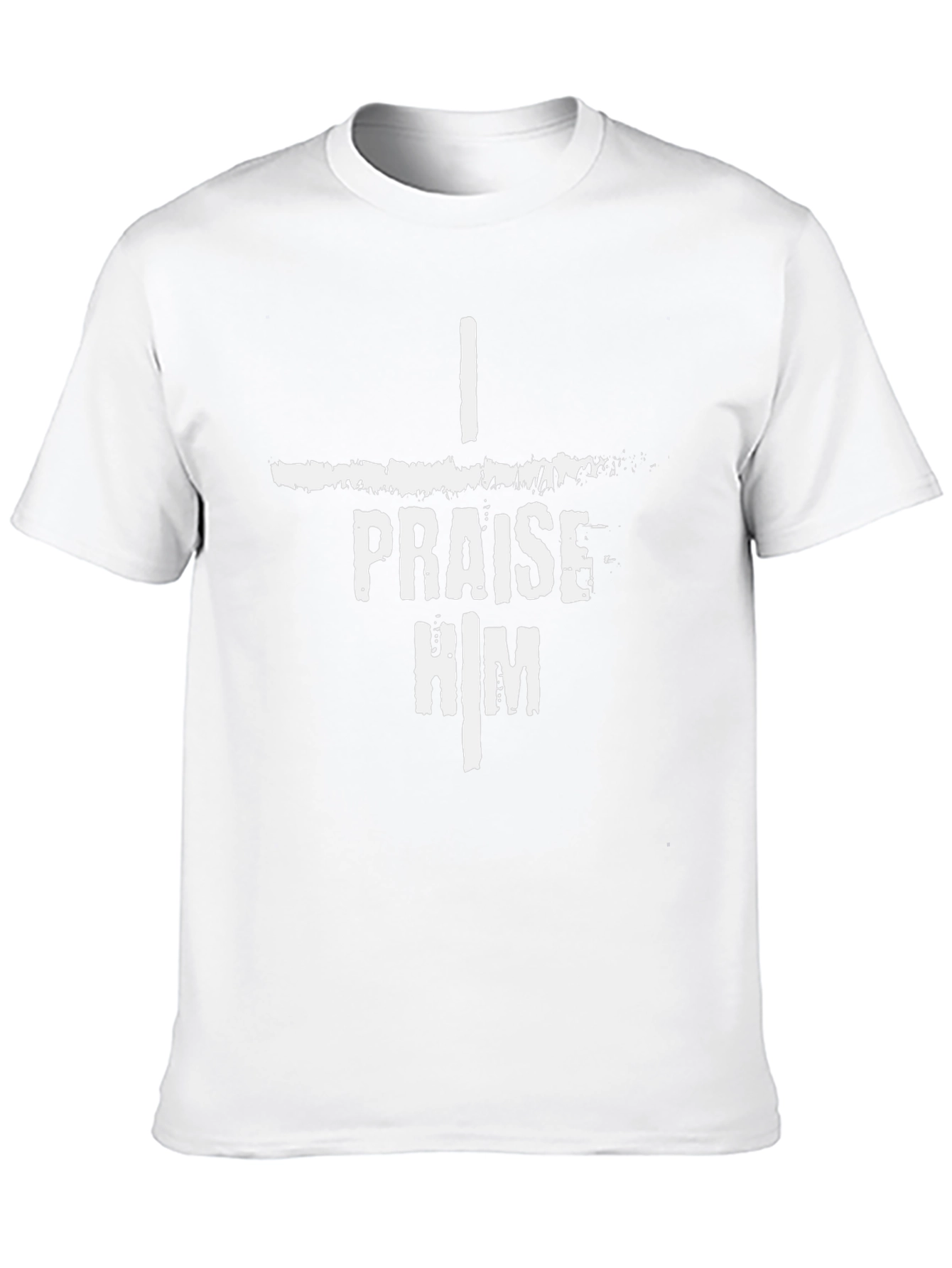 I Praise Him Black T-Shirt