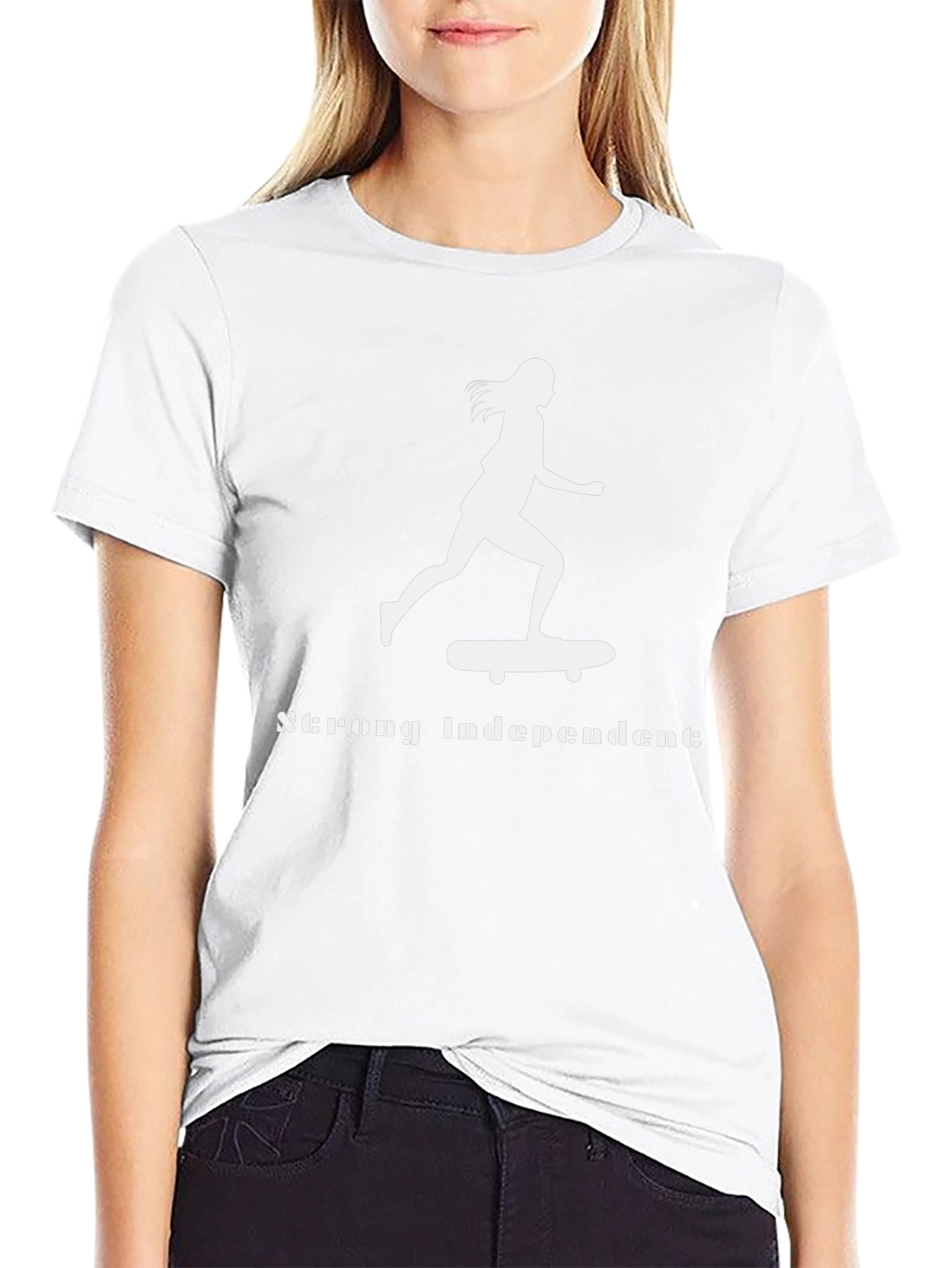 Strong Independent Skateboarder Graphic Tee