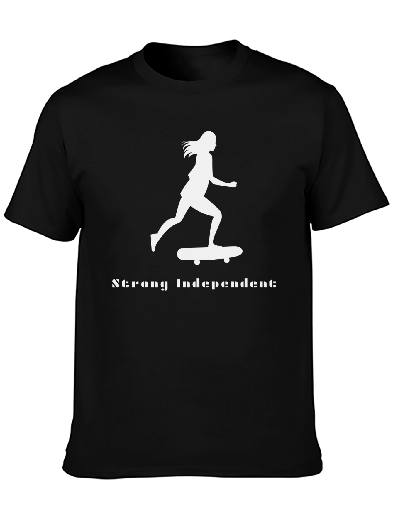 Strong Independent Skateboarder Graphic Tee