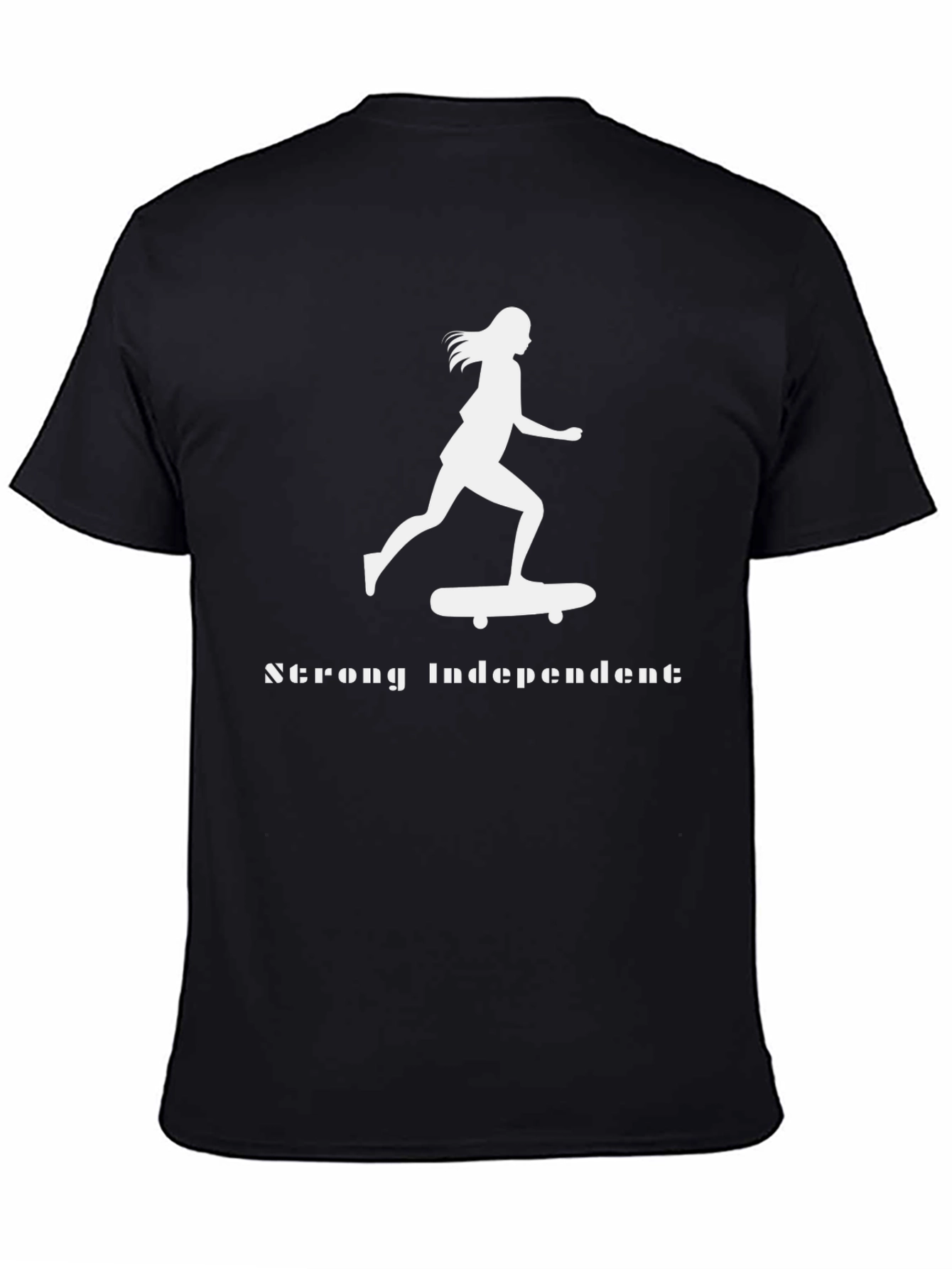 Strong Independent Skateboarder Graphic Tee