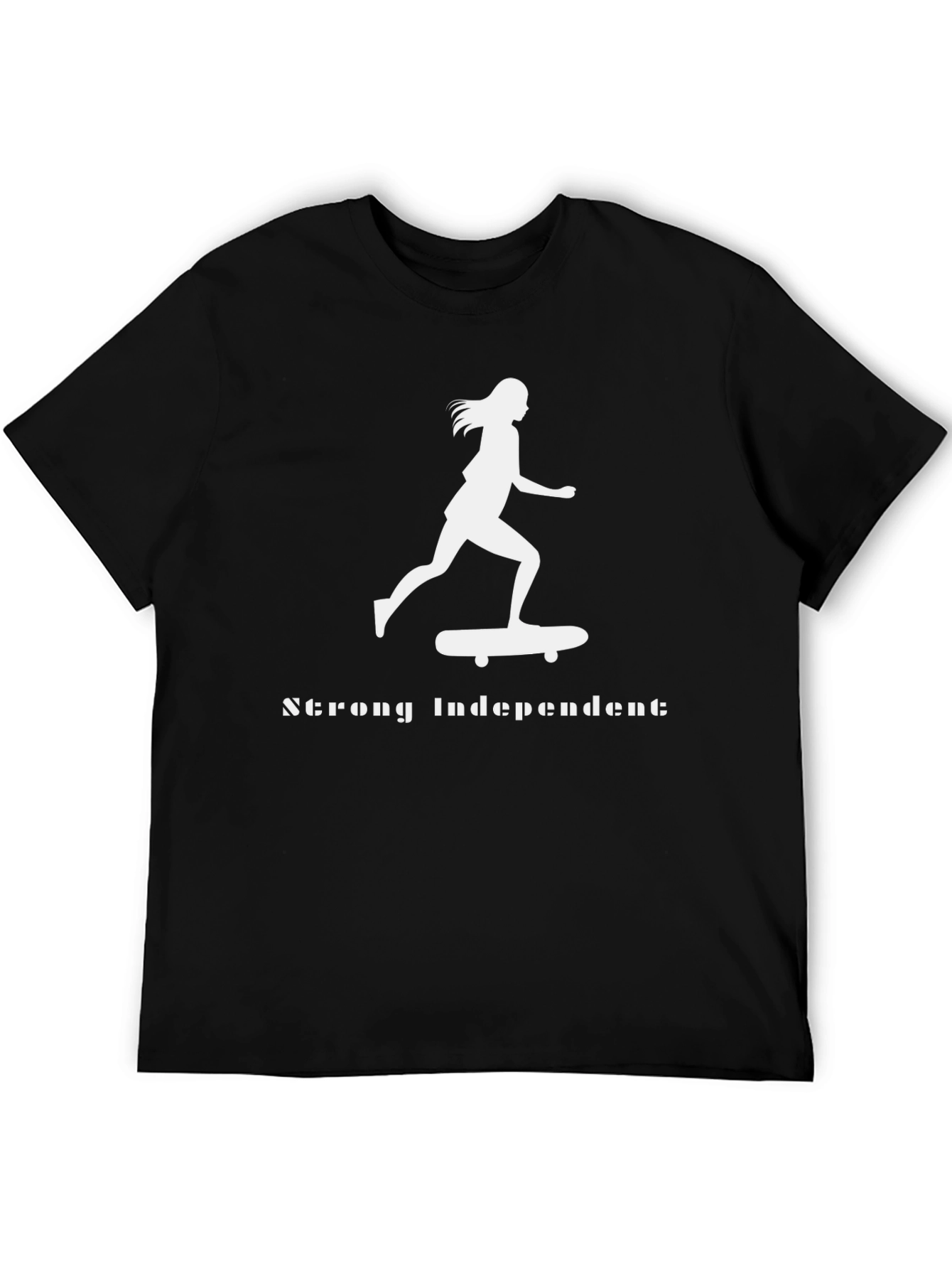 Strong Independent Skateboarder Graphic Tee