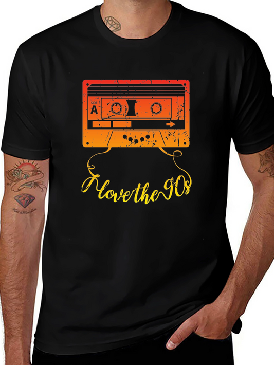 I Love the 90s Cassette Tape Graphic T-Shirt