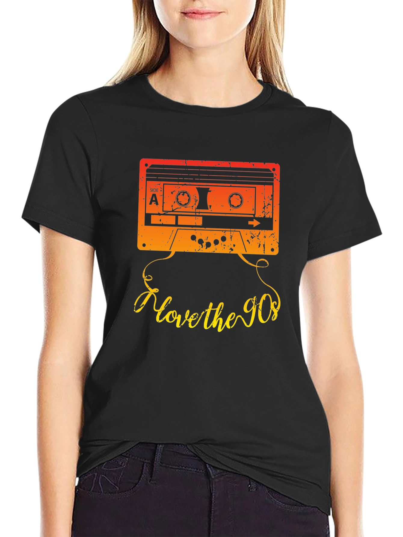 I Love the 90s Cassette Tape Graphic T-Shirt