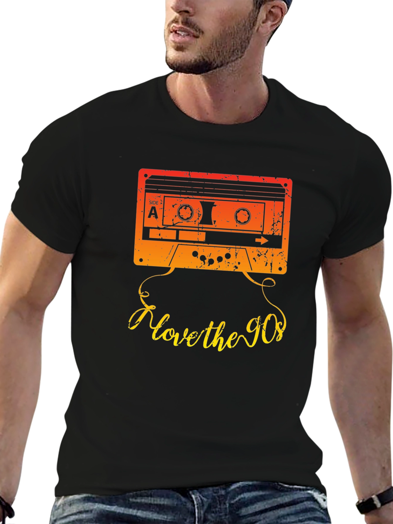 I Love the 90s Cassette Tape Graphic T-Shirt