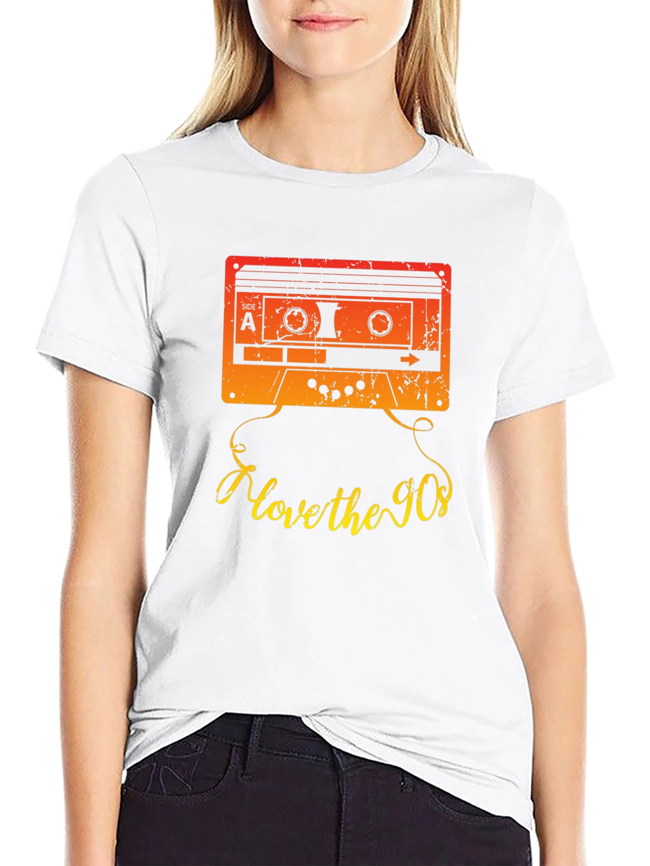 I Love the 90s Cassette Tape Graphic T-Shirt