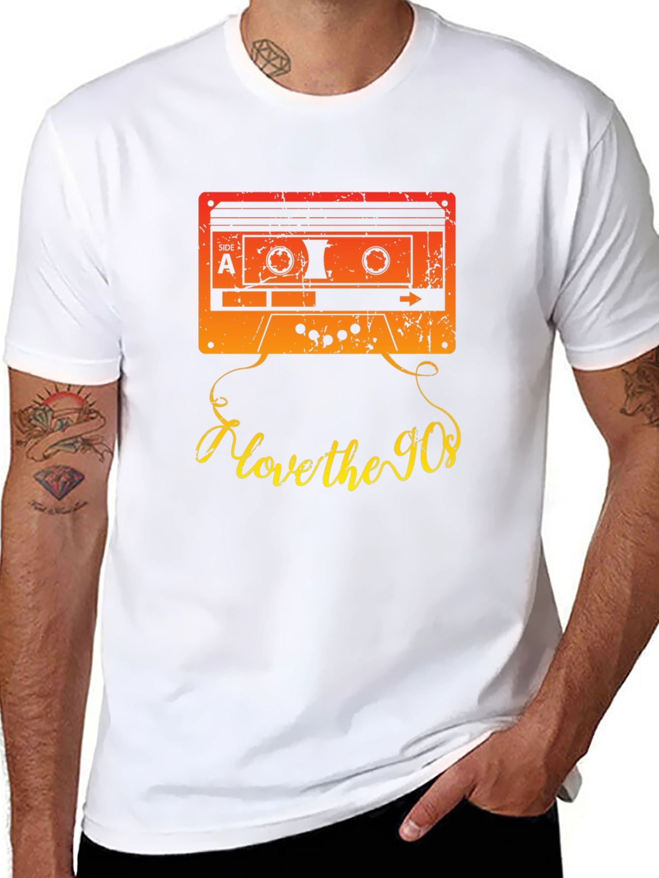 I Love the 90s Cassette Tape Graphic T-Shirt
