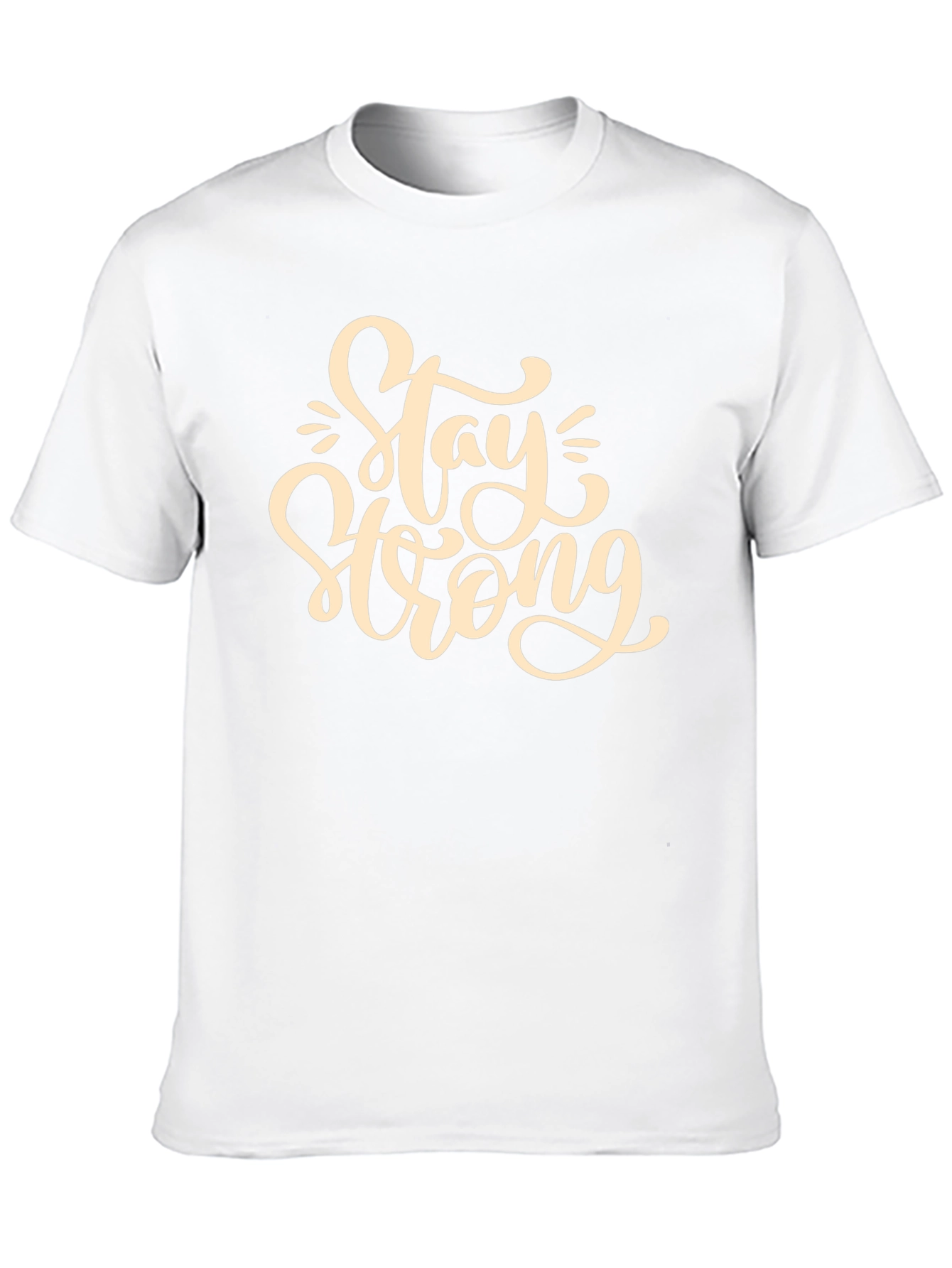 Stay Strong Graphic T-Shirt - Black