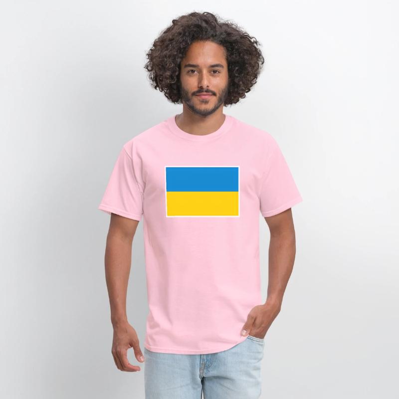 Ukraine Flag With Ukrainian National Colors
