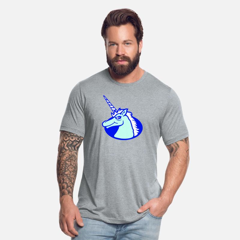 Unicorn Floor Hole Funny Cool Guy Comic Cartoon